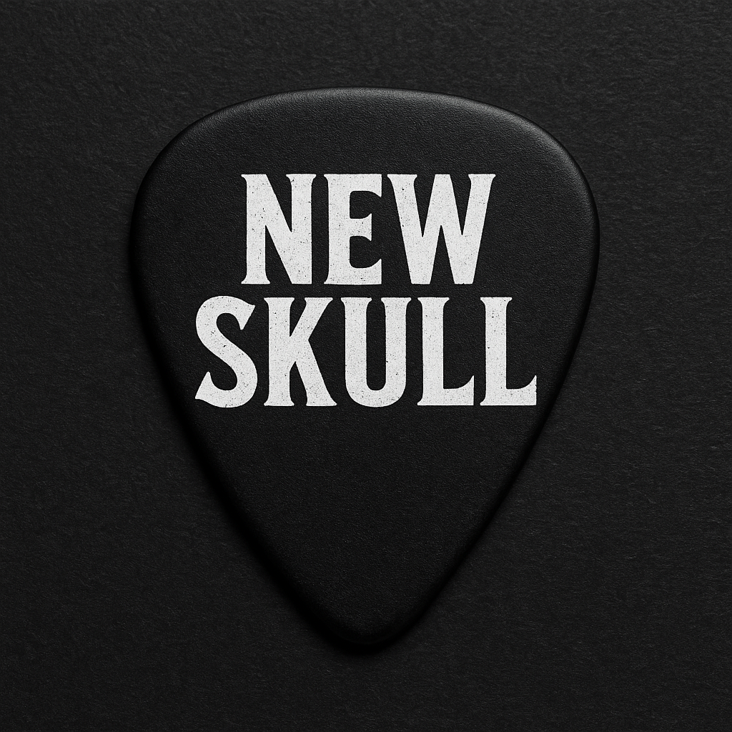 Pua De Guitarra NEW SKULL
