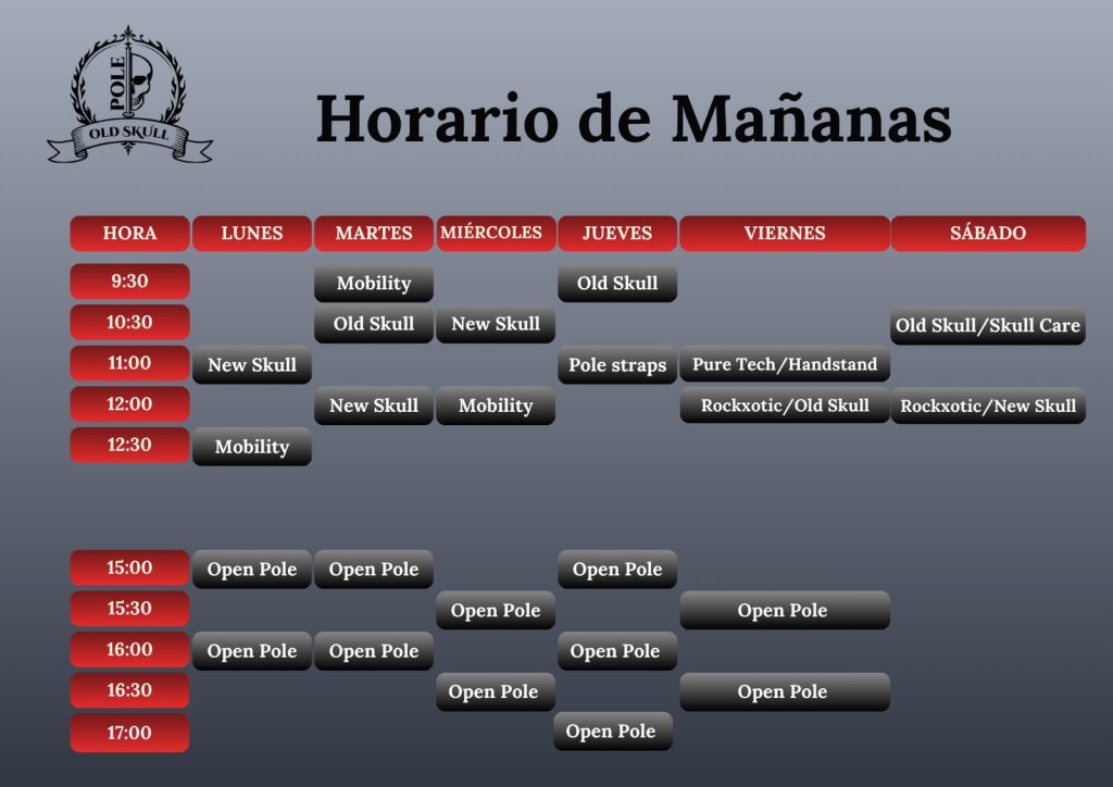 horario de mañanas oldskullpole